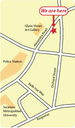Dragon Arts Location Map